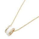 【10%OFFクーポン対象】ブルガリ BVLGARI B-zero1 ビーゼロワン ネックレス ネックレス ジュエリー K18PG(ピンクゴールド) セラミック...
