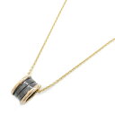 【7%OFFクーポン×P5倍】ブルガリ BVLGARI B-zero1 ビーゼロワン ネックレス ネックレス ジュエリー K18PG(ピンクゴールド) セラミッ...