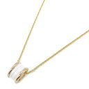 【10%OFFクーポン対象】ブルガリ BVLGARI B-zero1 ビーゼロワン ネックレス ネックレス ジュエリー K18PG(ピンクゴールド) セラミック...