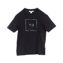 ワイスリー Y-3 SQUARE LABEL GRAPHIC SS TEE カットソー 衣料品 トップス コットン メンズ ブラック系 GV6060 【中古】