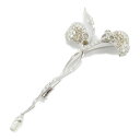 【15%OFFクーポン対象】ジュエリー JEWELRY ダイヤモンド ブローチ ブローチ アクセサリー K18WG(ホワイトゴールド) ダイヤモンド レディース...