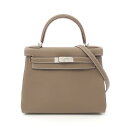 エルメス HERMES ケリー28 ハンドバッグ バッグ トゴ トゴ ...(4)