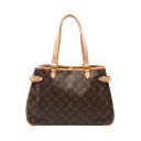 【7%OFFクーポン対象】ルイ・ヴィトン LOUIS VUITTON バティニョール オリゾンタル モノグラム ショルダーバッグ バッグ PVCコーティングキャ...