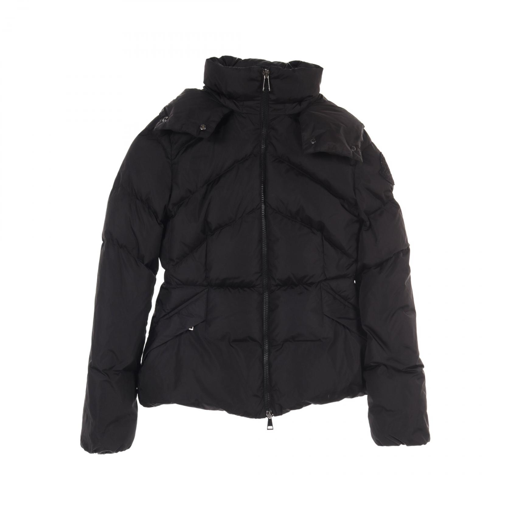 【7千円OFFクーポン×P3倍】モンクレール MONCLER ALOES アロエ ダウンジャケット 衣料品 アウター ナイロン レディース ブラック系 1A54600 【中古】