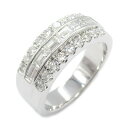 【20%OFFクーポン×P5倍】ジュエリー JEWELRY ダイヤモンド リング リング・指輪 ジュエリー K18WG(ホワイトゴールド) ダイヤモンド レディース クリア系 ダイヤ 10.2g 【中古】(4)