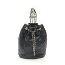 【6万円OFFクーポン対象×P5倍】シャネル CHANEL ココマーク リュックサック バックパック バッグ ラムスキン(羊革) レディース ブラック系 AS4...