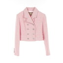 【7千円オフor2点以上で10%OFF】グッチ GUCCI 衣料品 アウター ウール コットン レディース ピンク系 771480 【中古】