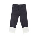 【ポイント5倍】ロエベ LOEWE デニムパンツ 衣料品 ボトムス コットン レディース ネイビー系 / ホワイト系 【中古】