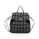 【6万円OFFクーポン対象×P5倍】シャネル CHANEL ココマーク リュックサック バックパック バッグ ファブリック レディース ブラック系 / グレー系...