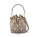 【10%OFFクーポン×P5倍】ルイ・ヴィトン LOUIS VUITTON ナノ ノエ バイカラーモノグラムアンプラント トゥルトレール クレーム ハンドバッグ バッグ レザー レディース ベージュ系 / アイボリー系 M46291 【中古】(4)