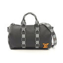 【10%OFFクーポン×P5倍】ルイ・ヴィトン LOUIS VUITTON シティ キーポル XS ハンドバッグ バッグ レザー PVCコーティングキャンバス ダミエ・ディストーテッド メンズ レディース ブラック系 M80202 【中古】(4)