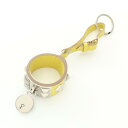 【ポイント5倍】エルメス HERMES ポルトクレ コリエドシアン ライム チャーム アクセサリー ヴォーエプソン ヴォーエプソン レディース イエロー系 【中...