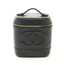 【15%OFFクーポン×P5倍】シャネル CHANEL ココマーク ハンドバッグ バッグ レザー レディース ブラック系 A01998 【中古】(4)