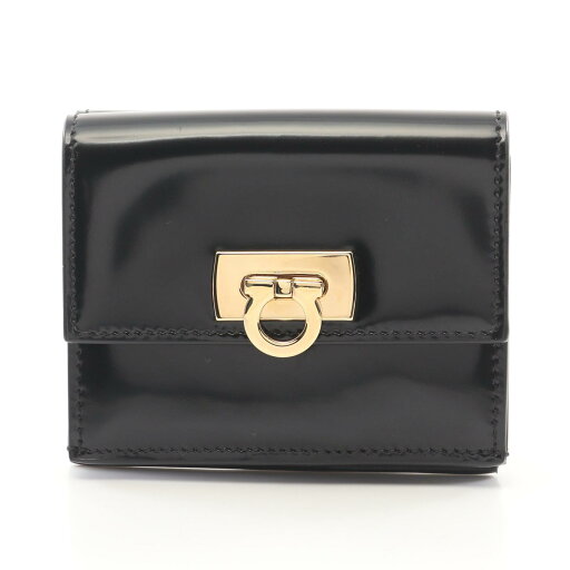 【7%OFFクーポン対象】サルヴァトーレフェラガモ Salvatore Ferragamo ワンダ 二つ折り財布 財布 レザー レディース ブラック系 220434760658001 【新品】 【7%OFFクーポン対象】サルヴァトーレフェラガモ Salvatore Ferragamo ワンダ 二つ折り財布 財布 レザー レディース ブラック系 220434760658001 【新品】