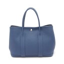 【4万円OFFクーポン対象×P5倍】エルメス HERMES ガーデンパーティPM トートバッグ バッグ ネゴンダ ネゴンダ レディース ブルー系 【中古】