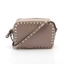 ヴァレンチノ Valentino ロックスタッズ ショルダーバッグ バッグ レザー レディース ピンク系 SW2B0809BOLP45 【中古】