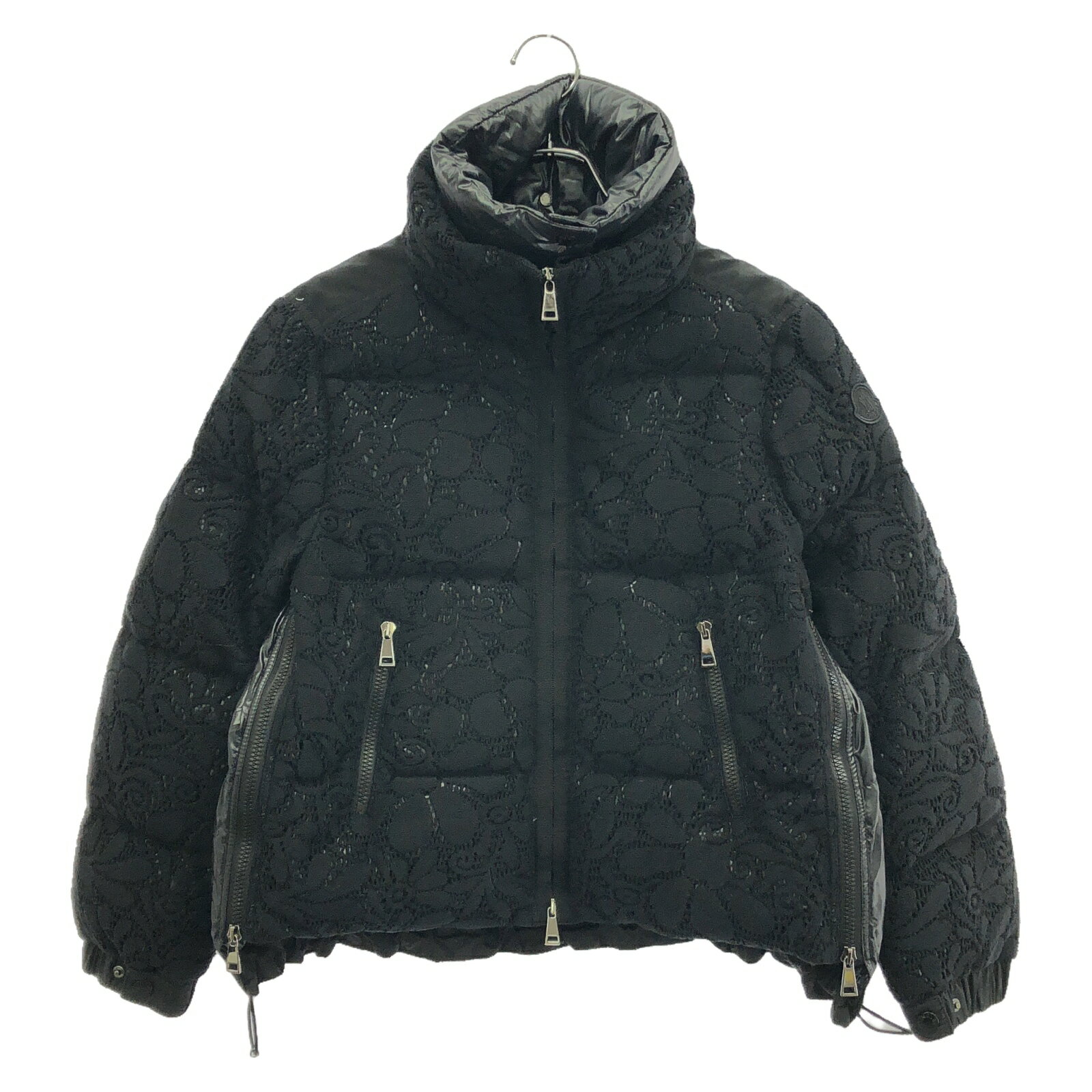 【20%OFFクーポン対象】モンクレール MONCLER ダウン ブラック ダウンジャケット 衣料品 アウター コットン レディース ブラック系 G20931A00074 595GW 【中古】