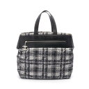 シャネル CHANEL ココマーク トートバッグ バッグ ナイロン レザー レディース グレー系 / ブラック系 【中古】(4)