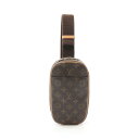 【7千円OFFクーポン対象×P5倍】ルイ・ヴィトン LOUIS VUITTON ポシェットガンジュ モノグラム ウエストバッグ ボディバッグ バッグ PVCコー...