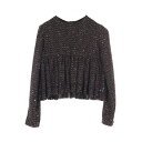 【7千円オフor2点以上で10%OFF】シャネル CHANEL グリポアボタン ブラウス 衣料品 トップス ナイロン / ポリエステル レディース ブラック系 ...