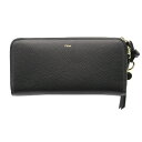 【2千円OFFクーポン対象】クロエ Chloe ラウンド長財布 ラウンド長財布 財布 レザー レディース ブラック系 CHC21WP941 【中古】(4)