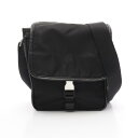 【ポイント5倍】プラダ PRADA TESSUTO+SAFFI ショルダーバッグ バッグ ナイロン サフィアーノレザー メンズ レディース ブラック系 V167...