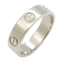 カルティエ CARTIER ラブリング リング・指輪 ジュエリー K18WG(ホワイトゴールド) メンズ レディース シルバー系 【中古】