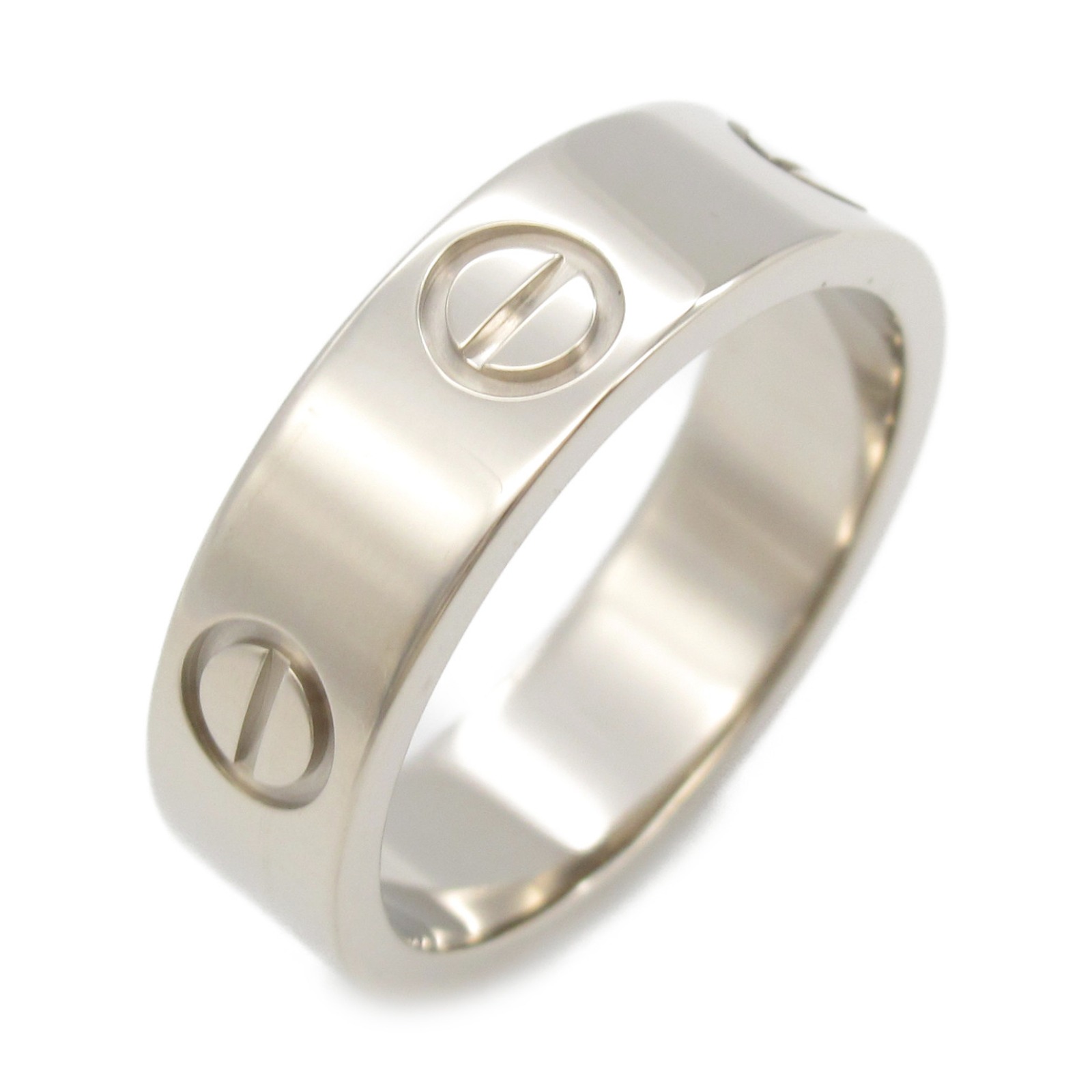 【10%OFFクーポン対象】カルティエ CARTIER ラブリング リング・指輪 ジュエリー K18WG(ホワイトゴールド) メンズ レディース シルバー系 B...