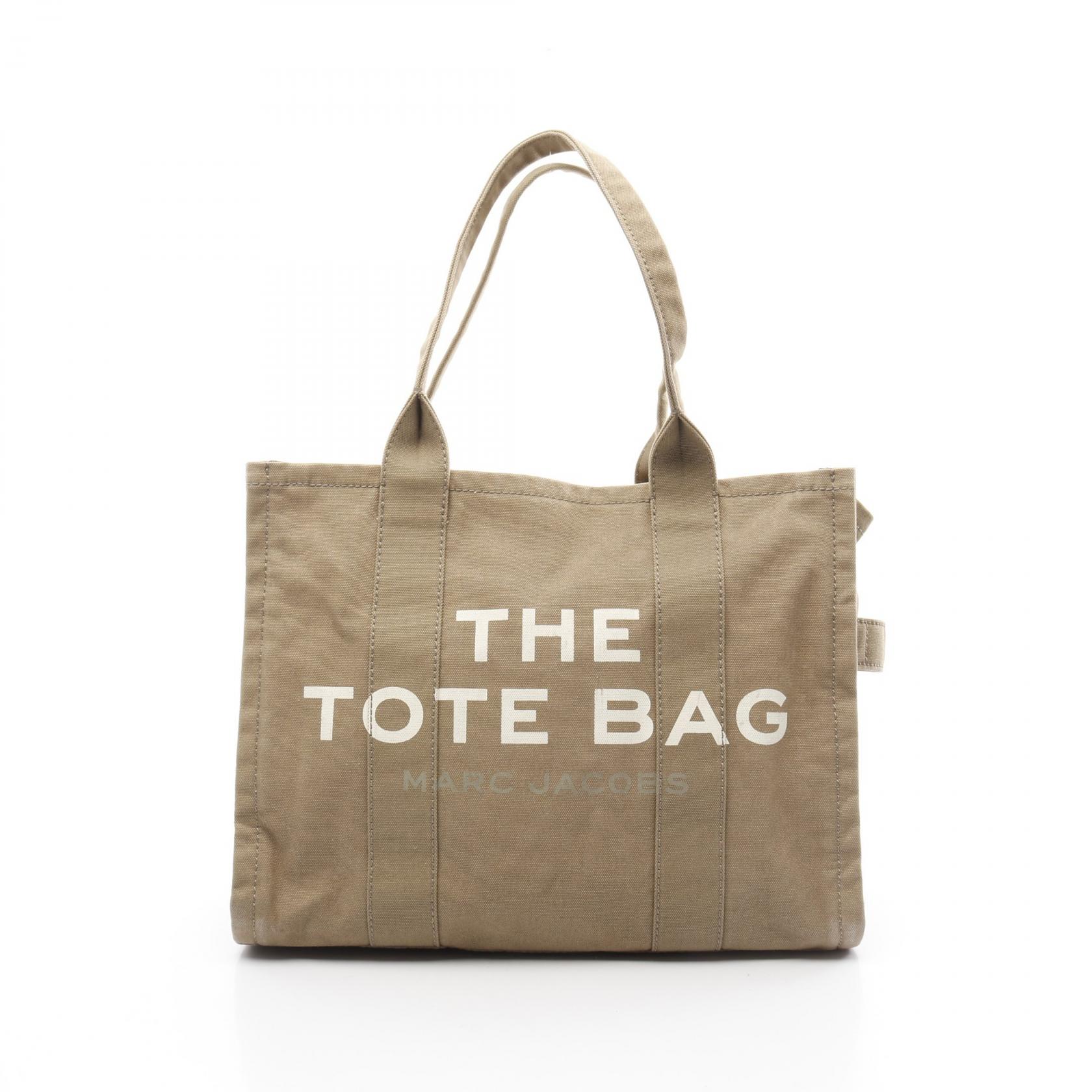 【ポイント3倍】マークジェイコブス MARC JACOBS THE TOTE BAG トートバッグ バッグ キャンバス レディース ベージュ系 M0016156 【中古】