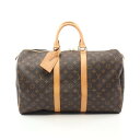【7千円OFFクーポン対象×P5倍】ルイ・ヴィトン LOUIS VUITTON キーポル45 ボストンバッグ バッグ PVCコーティングキャンバス レザー モノ...