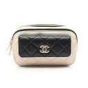 【4万円OFFクーポン対象×P5倍】シャネル CHANEL マトラッセ ウエストバッグ ボディバッグ バッグ レザー レディース ベージュ系 / ホワイト系 /...
