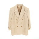 【5%OFFクーポン対象】グッチ GUCCI テーラードジャケット 衣料品 アウター シルク メンズ ベージュ系 686096 【中古】