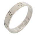 カルティエ CARTIER ミニラブリング リング・指輪 ジュエリー K18WG(ホワイトゴールド) メンズ レディース シルバー系 【中古】