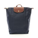 【2千円OFFクーポン対象】ロンシャン Longchamp ル プリアージュ オリジナル M リュックサック バックパック バッグ ファブリック レザー レディース ネイビー系 / ブラウン系 10284089P68 【新品】(4)