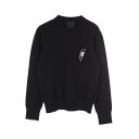 【5%OFFクーポン対象】ジバンシィ GIVENCHY スウェット 衣料品 トップス レーヨン ナイロン メンズ ブラック系 BM90FQ4Y7U 【中古】