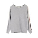 【5%OFFクーポン対象】グッチ GUCCI テクニカルロゴ スウェット 衣料品 トップス コットン メンズ グレー系 522846 【中古】