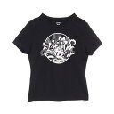【2千円OFFクーポン対象】エルメス HERMES MICRO CARTOUCHE カットソー 衣料品 トップス コットン レディース ブラック系 2E4613DU 【中古】(4)