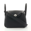 【7%OFFクーポン対象】エルメス HERMES リンディ ミニ ショルダーバッグ バッグ トリヨンクレマンス トリヨンクレマンス レディース ブラック系 【中...