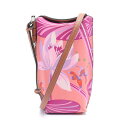 【7%OFFクーポン×P5倍】ロエベ LOEWE PAULA GATE POCKET WATERLILY ゲートポケット ショルダーバッグ バッグ レザー レディース パープル系 / マルチカラー C650Z42X10 【中古】
