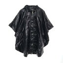 【20%OFFクーポン×P5倍】シャネル CHANEL ココマーク ポンチョ 衣料品 アウター ポリアミド レディース ブラック系 P41400V29855 【中古】