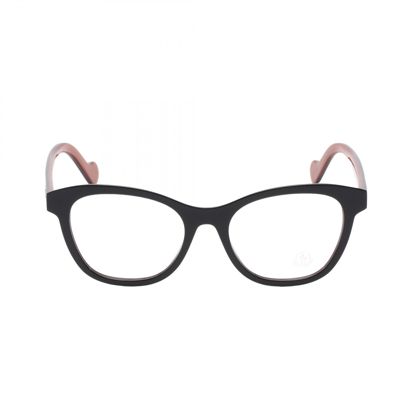 【まとめ買い10%OFF対象】モンクレール MONCLER メガネ 衣料品 プラスチック メンズ レディース ブラック系 509705A(52) 【新品】