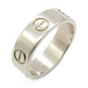 カルティエ CARTIER ラブリング リング・指輪 ジュエリー K18WG(ホワイトゴールド) メンズ レディース シルバー系 【中古】