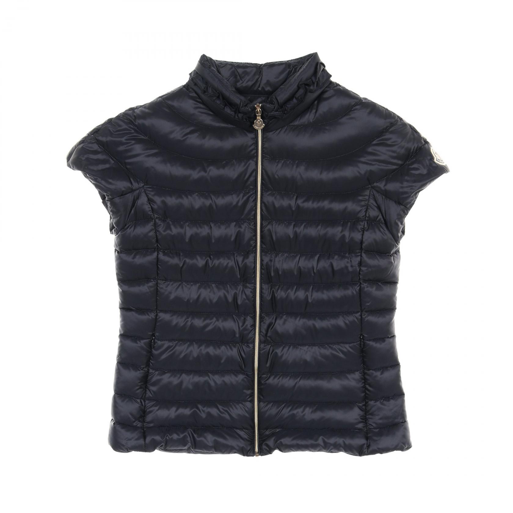 【ポイント3倍】モンクレール MONCLER SIMA ダウンベスト 衣料品 アウター ナイロン レディース ネイビー系 4830999 【中古】