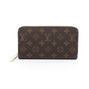 【10%OFFクーポン対象】ルイ・ヴィトン LOUIS VUITTON ジッピーウォレット モノグラム ラウンド長財布 財布 PVCコーティングキャンバス メン...