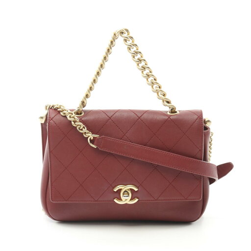 【4万円OFFクーポン対象】シャネル CHANEL マトラッセ ショルダーバッグ バッグ レザー レディース ボルドー系 【中古】 【4万円OFFクーポン対象】シャネル CHANEL マトラッセ ショルダーバッグ バッグ レザー レディース ボルドー系 【中古】