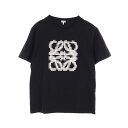 ロエベ LOEWE アナグラム カットソー 衣料品 トップス コットン メンズ ブラック系 H526Y22XAD 【中古】