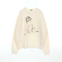 【5%OFFクーポン対象】ディオール Dior DIOR × DUNCAN GRANT ドッグプリント スウェット 衣料品 トップス コットン メンズ アイボリー系 383J679A0807 【中古】