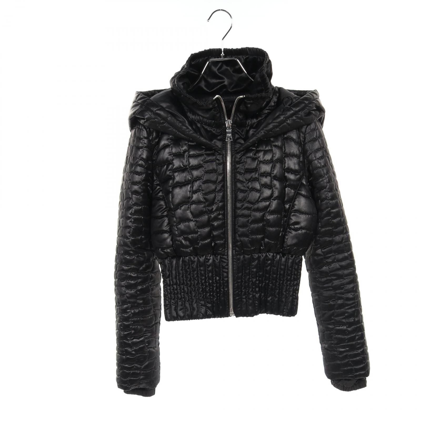 【中古】プラダPRADAダウンジャ...