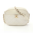 【7%OFFクーポン×P5倍】シャネル CHANEL ショルダーバッグ バッグ レザー レディース ホワイト系 AS0140 【中古】(4)