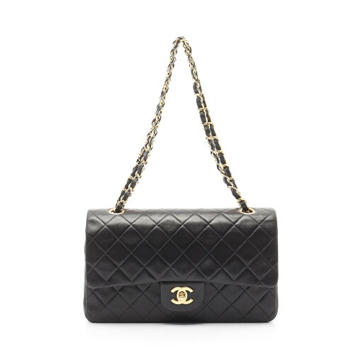 【6万円OFFクーポン対象×P5倍】シャネル CHANEL マトラッセ Wフラップ ショルダーバッグ バッグ ラムスキン(羊革) レディース ブラック系 A01112 【中古】 【6万円OFFクーポン対象×P5倍】シャネル CHANEL マトラッセ Wフラップ ショルダーバッグ バッグ ラムスキン(羊革) レディース ブラック系 A01112 【中古】